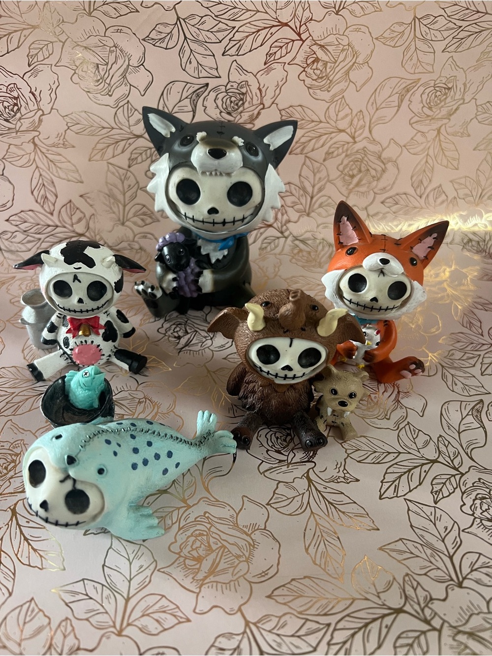 Furrybones figurines - set of 5